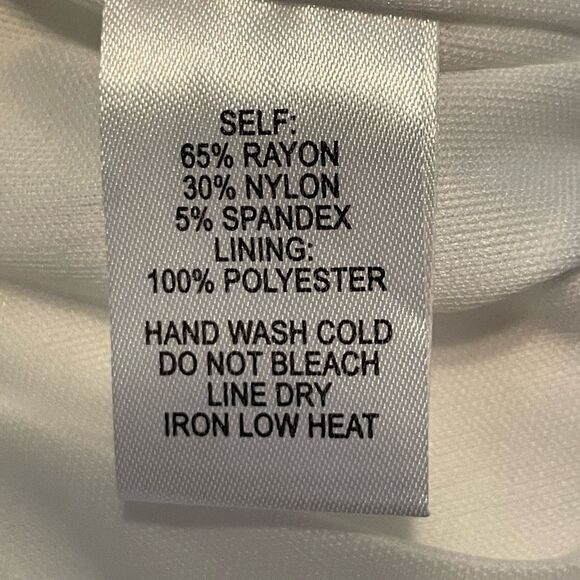 Lulu's Gimme Some Flair White Flounce Sleeve Bodycon Dress Ivory Heavyweight Kni - Picture 8 of 9